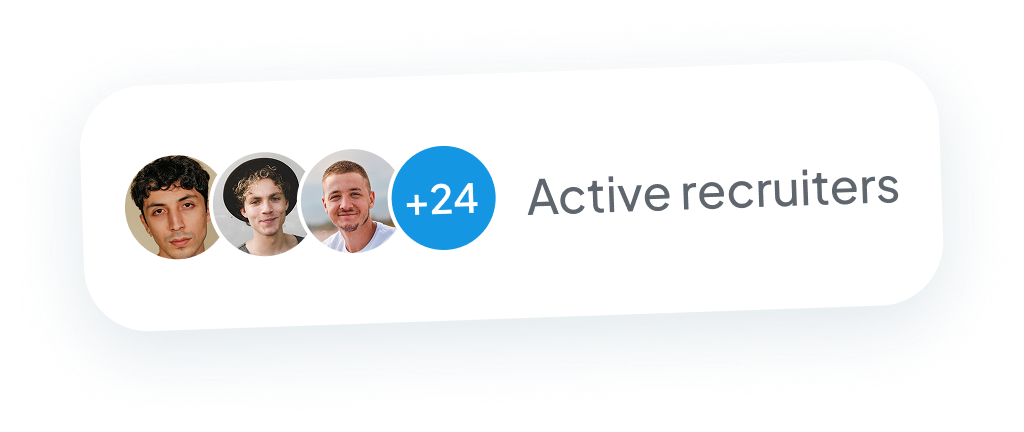 Active recruiters